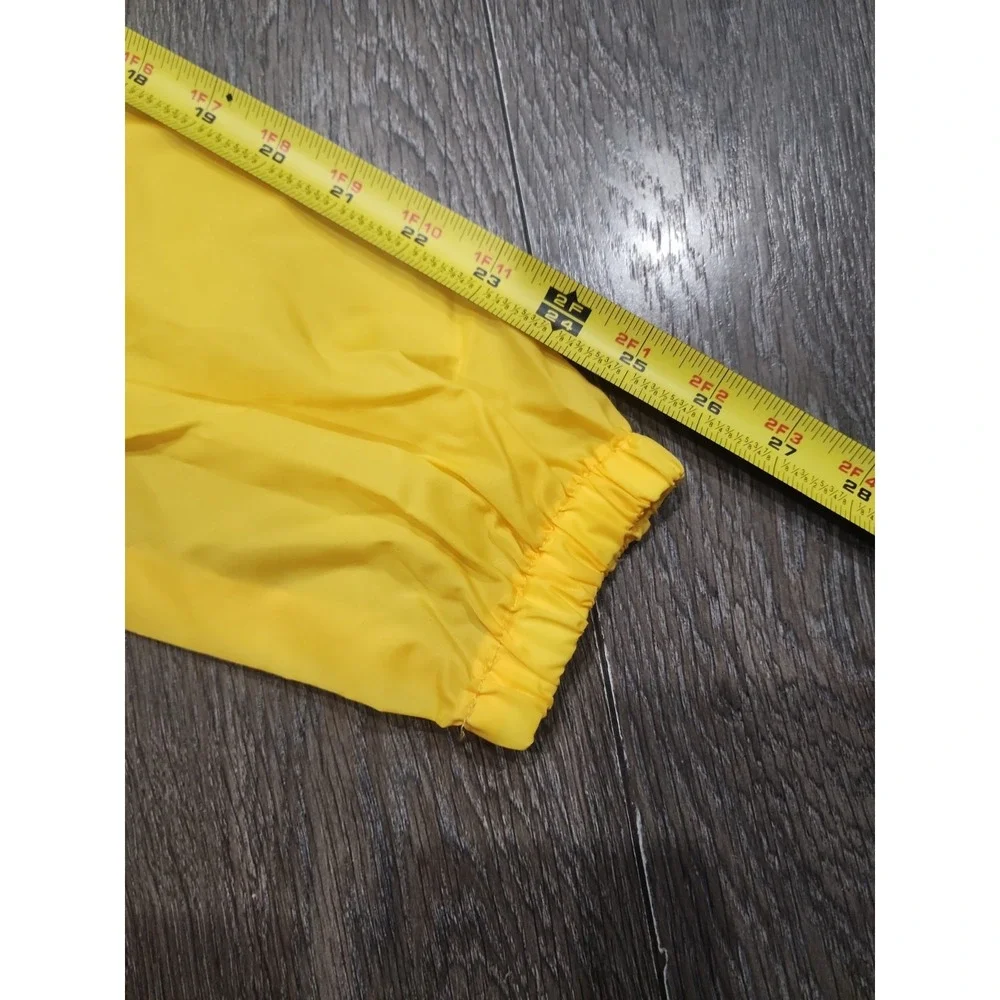 Vintage Land's End Yellow Windbreaker‎ Unisex XS Packable Anorak Jacket Pullover